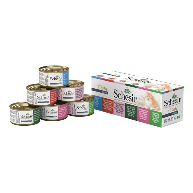 Schesir Cat Wholefood/Jelly Variety Pack 6 x 85 g