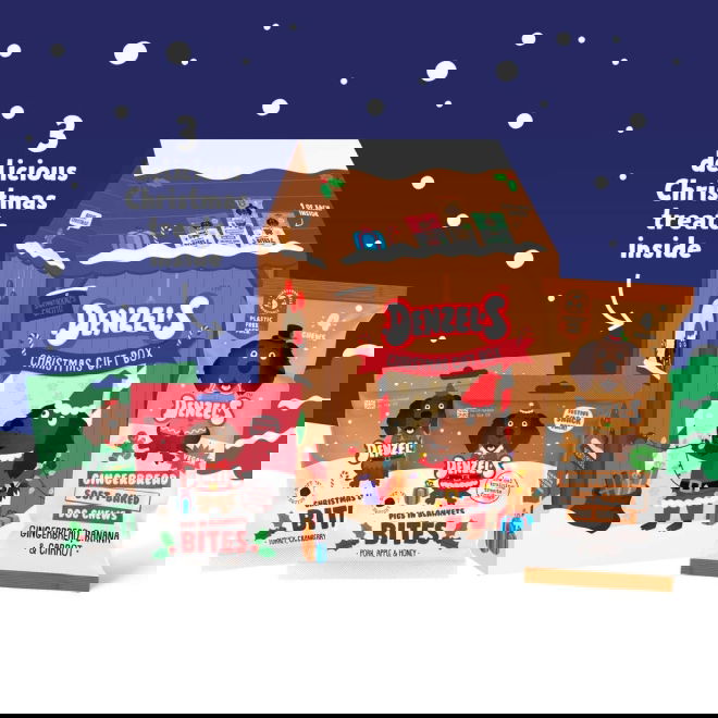 Denzels Christmas herkkulahjapakkaus koiralle 175g