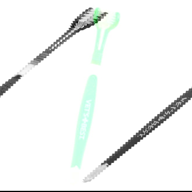 Vets Best Triple headed Toothbrush