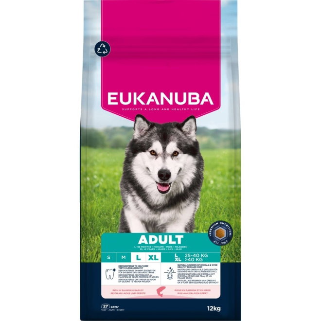 Eukanuba Adult Large Breed Salmon & Barley (12 kg)