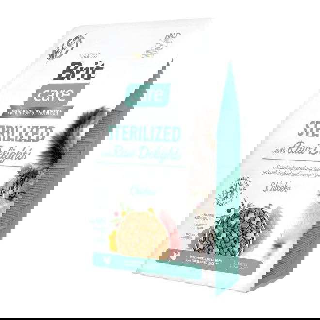 Brit Care Cat Sterilized with Raw Delights 2kg