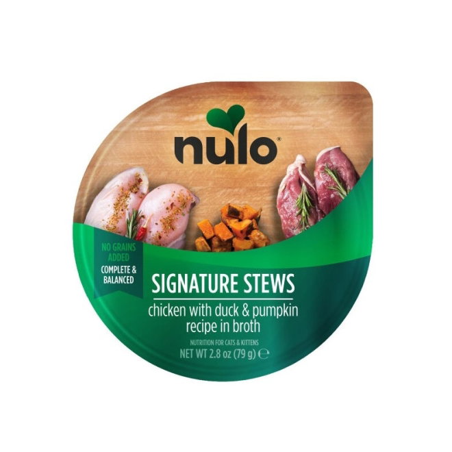 Nulo Signature Stews Cat Chicken with Duck & Pumpkin in Broth cup 79g