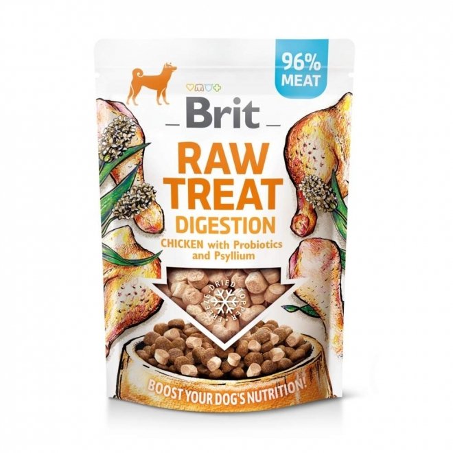 Brit Care RAW Digestion kana-possu herkku koiralle 40g