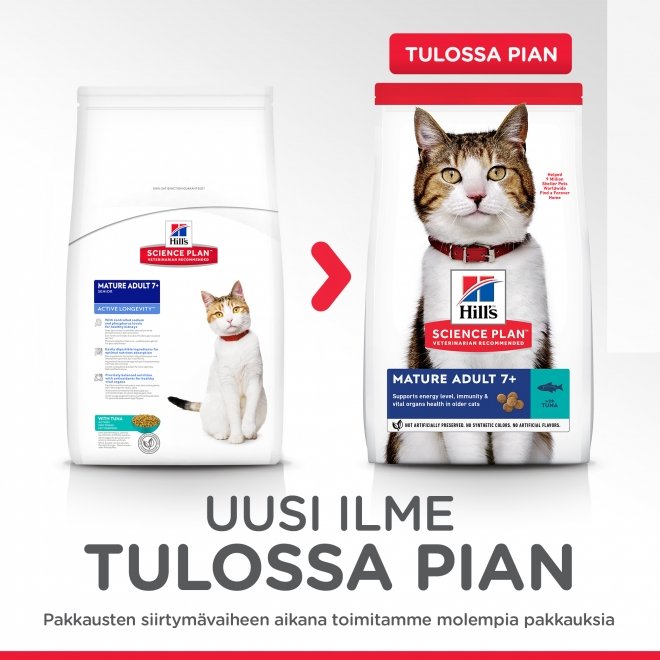 Hill&#39;s Science Plan Cat Mature 7+ Tuna