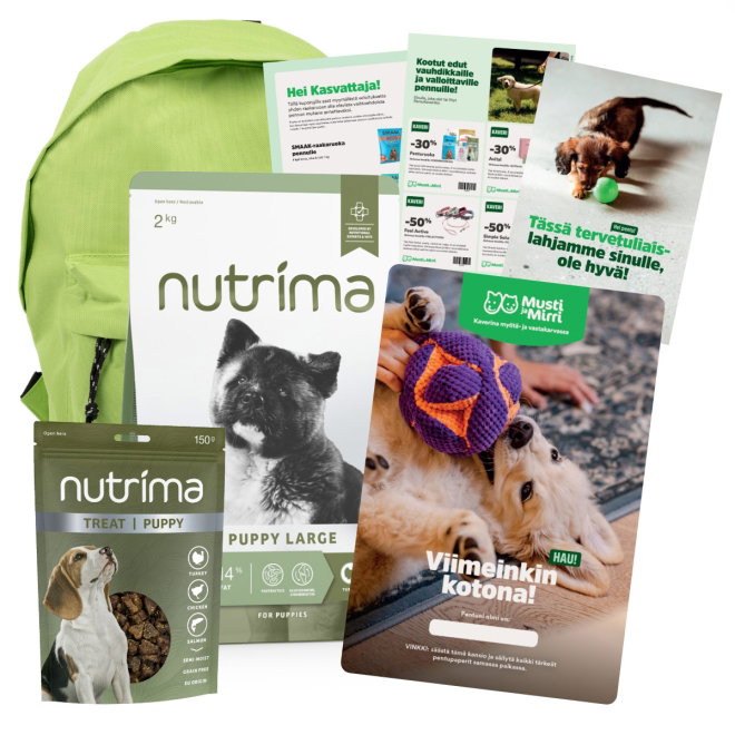 Pentupaketti + Nutrima Growth Puppy Large Breed