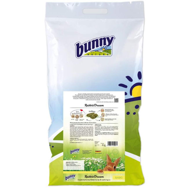 Bunny Nature RabbitDream Basic kaninruoka (4 kg)