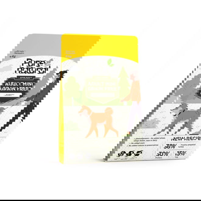 Purenatural Dog Grain Free Adult Mini Turkey (8 kg)
