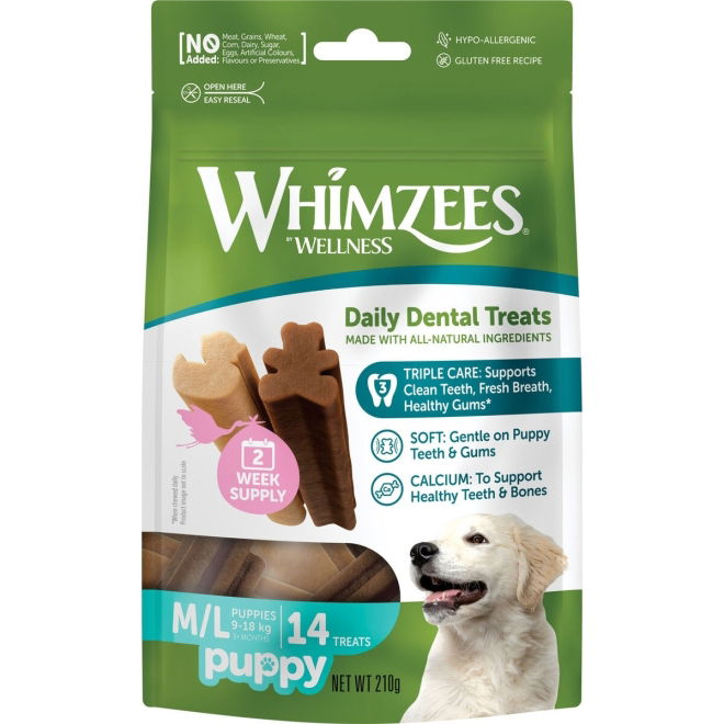 Whimzees Purutikku Pentu M/L (14 pcs)