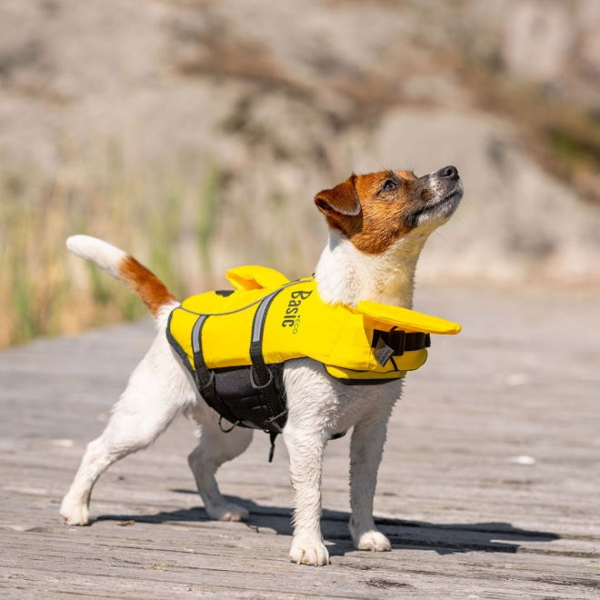 Basic Float Eco 2.0 koiran pelastusliivit, keltainen