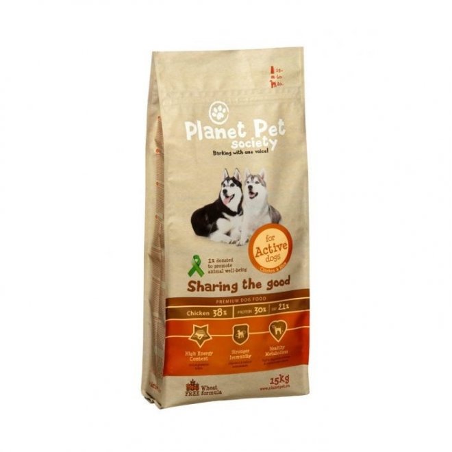 Planet Pet Society Active 15 kg