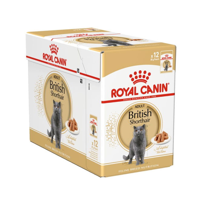 Royal Canin British Shorthair Adult Gravy kissan märkäruoka 12 x 85 g