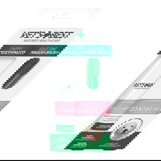 Vets Best Puppy Dental Care Kit