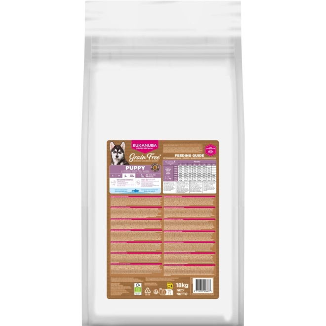 Eukanuba Grain Free Puppy & Junior Large & Extra Large Breed Ocean Fish 3 kg (18 kg)