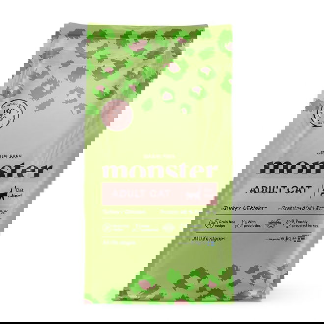 Monster Cat Grain Free kalkkuna & kana (6 kg)