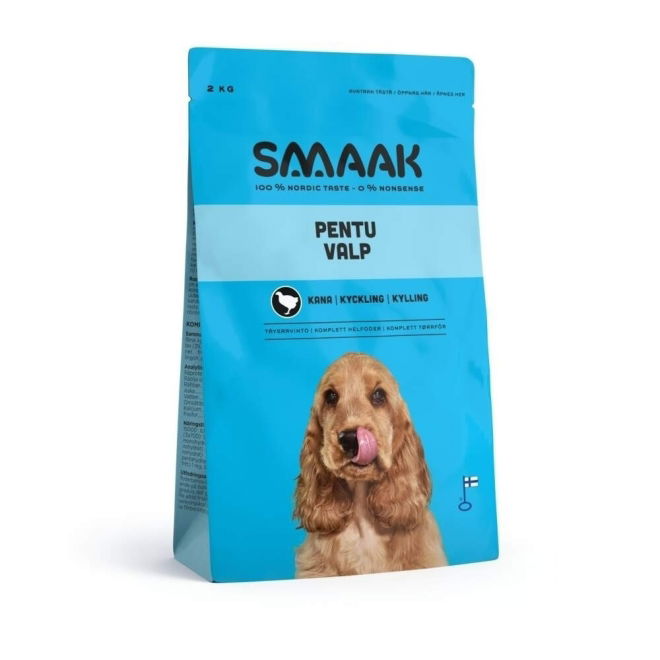 SMAAK Pentu kana koiranruoka (2 kg)