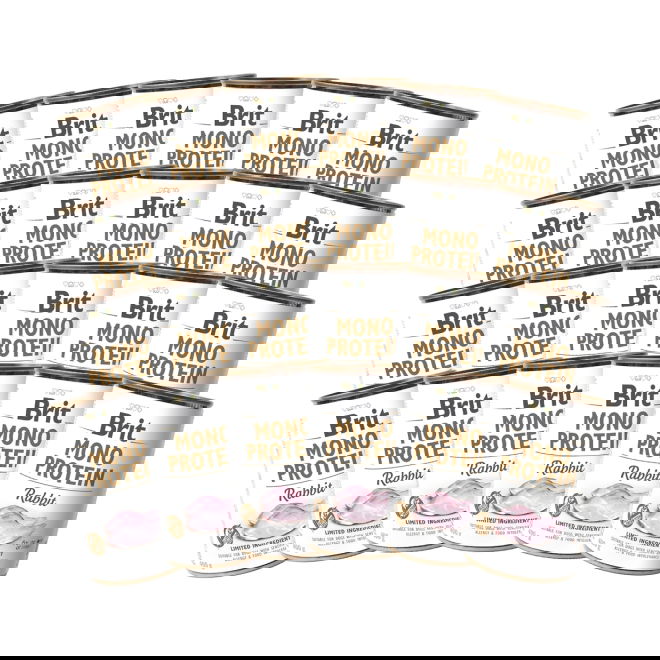 Brit Mono Protein Kani säästöpakkaus 24x400 g