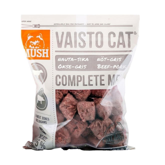 MUSH Vaisto Kissa nauta-sika (800 g)