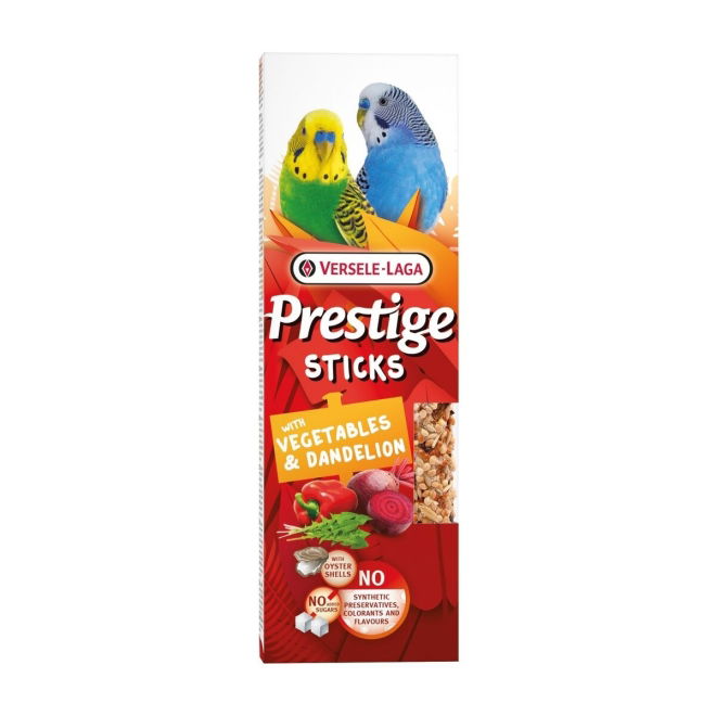 Prestige Sticks Small Parakeets Veg 60g