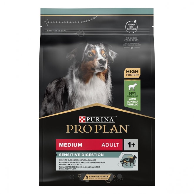 Purina Pro Plan Medium Adult Sensitive Digestion Lammas (3 kg)