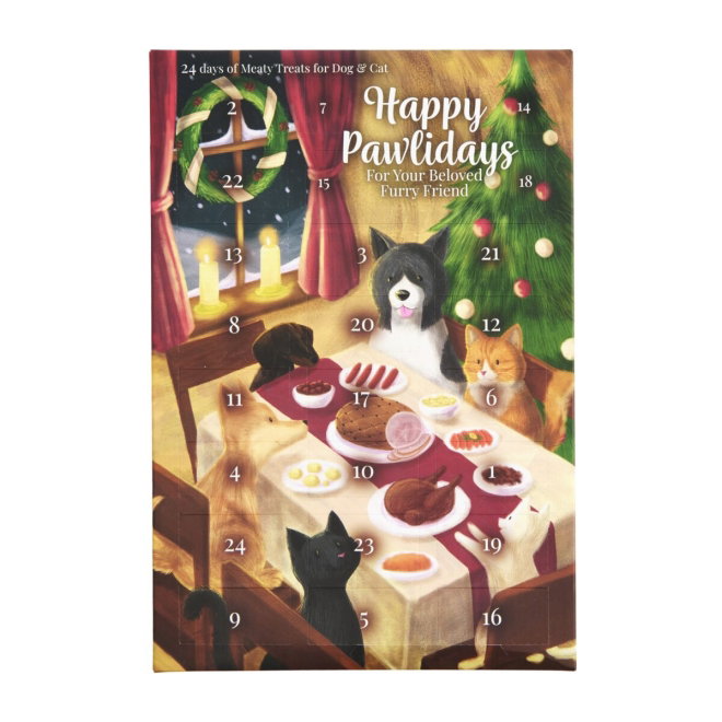 Xmas Meaty joulukalenteri kissoille ja koirille