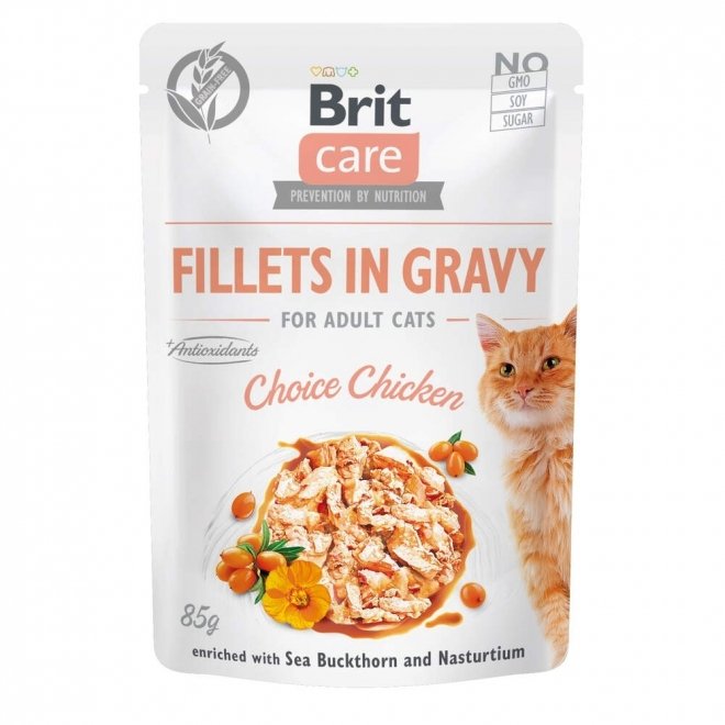 Brit Care Cat Gravy kanafilee kastikkeessa 85 g