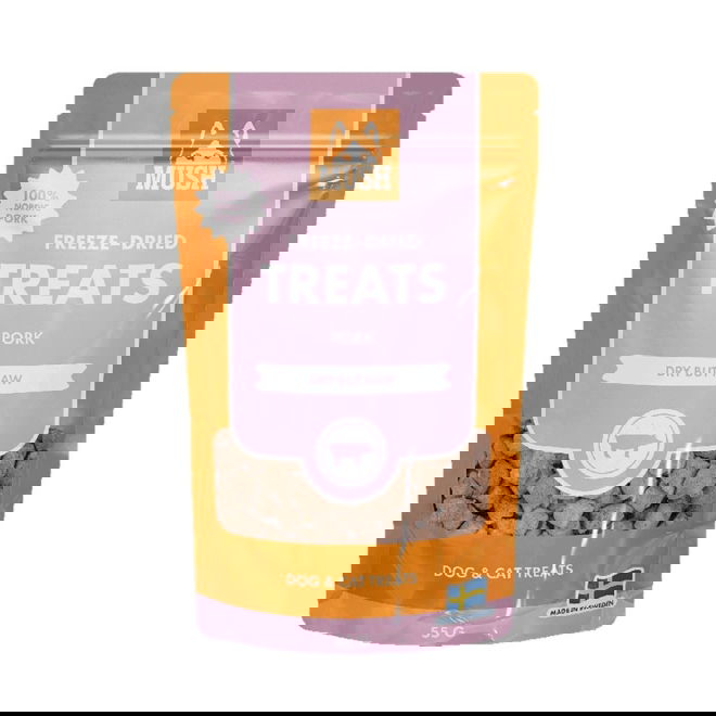 MUSH Freeze-Dried Possu 55g herkku koiralle tai kissalle