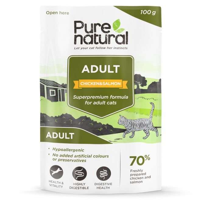 Purenatural Cat Adult Multipack 8x100 g