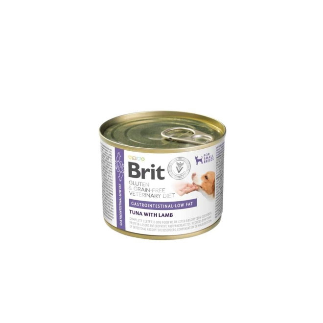 Brit Veterinary Diets Dog Gluten&Grain free Gastrointestinal-low fat (200 g)