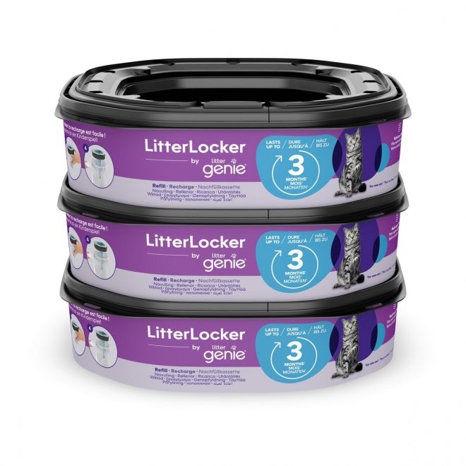 LitterLocker Genie Täyttörulla (3-pack)