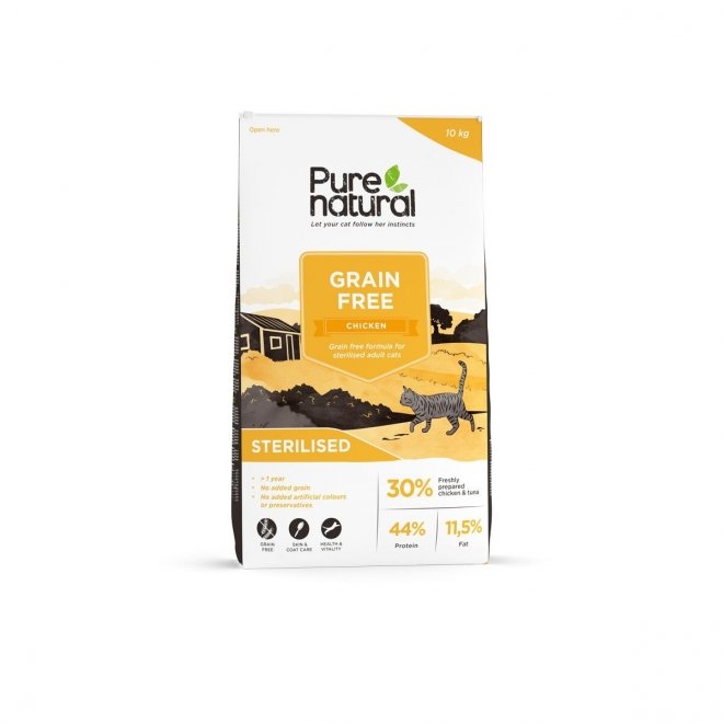 Purenatural Cat Grain Free Sterilised Chicken (10 kg)