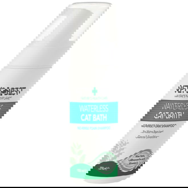 Vets Best Waterless Cat Bath 150ml