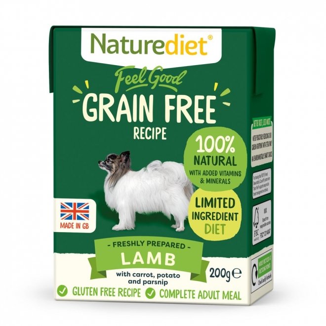Naturediet Grain Free lammas (200 g)