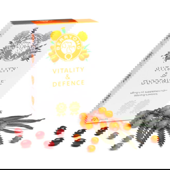 BERRYOMG VITALITY & DEFENCE, 90 kapselia