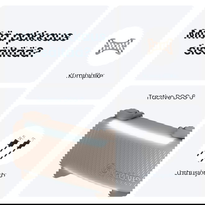 Tractive DOG 6 koira-GPS + terveysvahti &ndash; ruskea