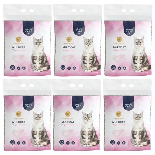 Compact Care Multicat Babypowder 6 x 14 kg