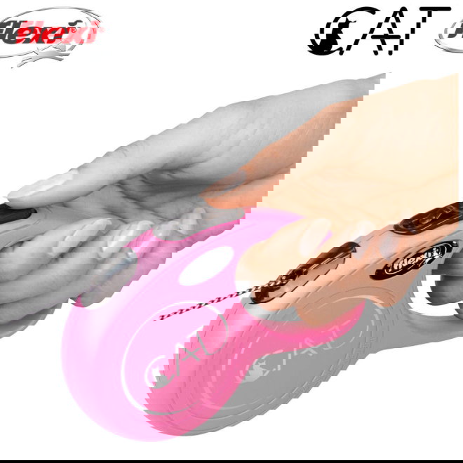 Flexi Classic Cat Cord XS 3m/8kg (Pinkki)