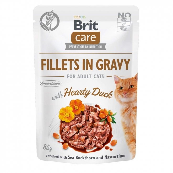 Brit Care Cat Gravy ankkafilee kastikkeessa 85 g