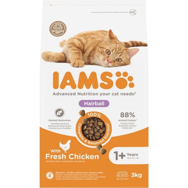 Iams Cat Adult Hairball (3 kg)