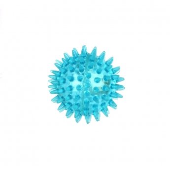 Little&Bigger TPR Spiky Ball med Led Blue S 6cm