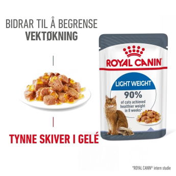 Royal Canin Light Weight Care Jelly Adult våtfôr til katt 12x85 g