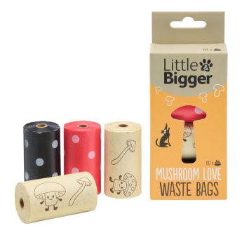 Little&Bigger Mushroom Love Hundeposer 4x15 stk