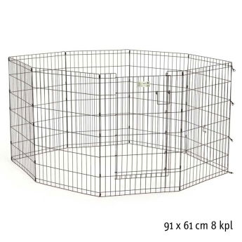 Midwest MaxLock Black Standard Door Valpeg&aring;rd 8 paneler Svart (91 x 61 cm x 8 kpl / 36)