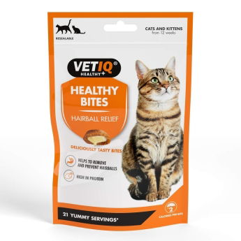 VetIQ Hairball Remedy Treats for Cats & Kittens 65g