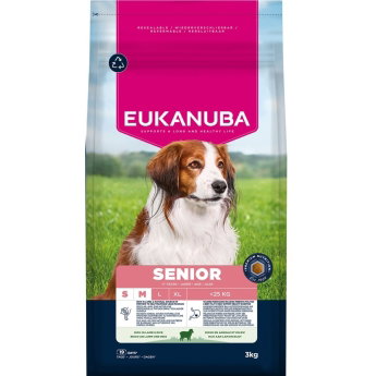 Eukanuba Senior Small & Medium Breed Lamb & Rice (3 kg)