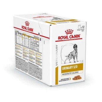 Royal Canin Veterinary Diets Dog Urinary S/O Moderate Calorie, 12x100 g