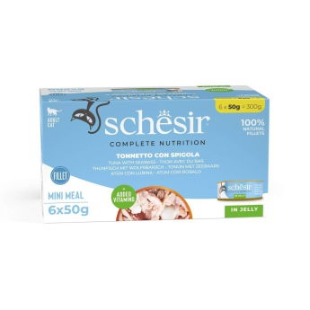 Schesir C&B Tunfisk og Havabbor i Gele Multipack (6x50g)
