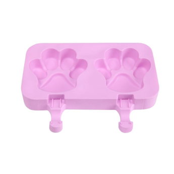 Little&Bigger Juicy Vibes pupsicle ice cream mold 2 paws pink