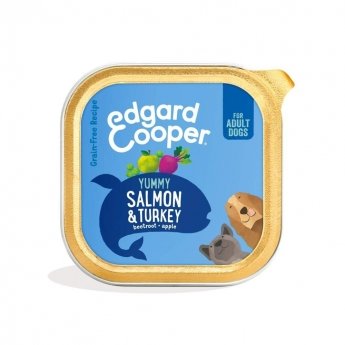 Edgard & Cooper Dog Adult Salmon & Turkey, 150 g