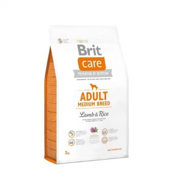 Brit Care Adult Medium Breed Lamb & Rice (3 kg)