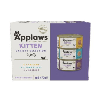 Applaws Kitten Mixed Selection i Gele Multipack (6x70g)